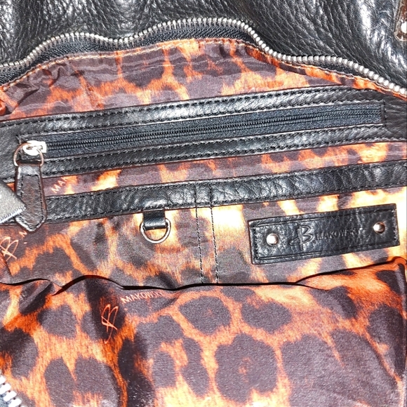 B. Makowsky Monaco leather shoulder bag - Picture 4 of 4